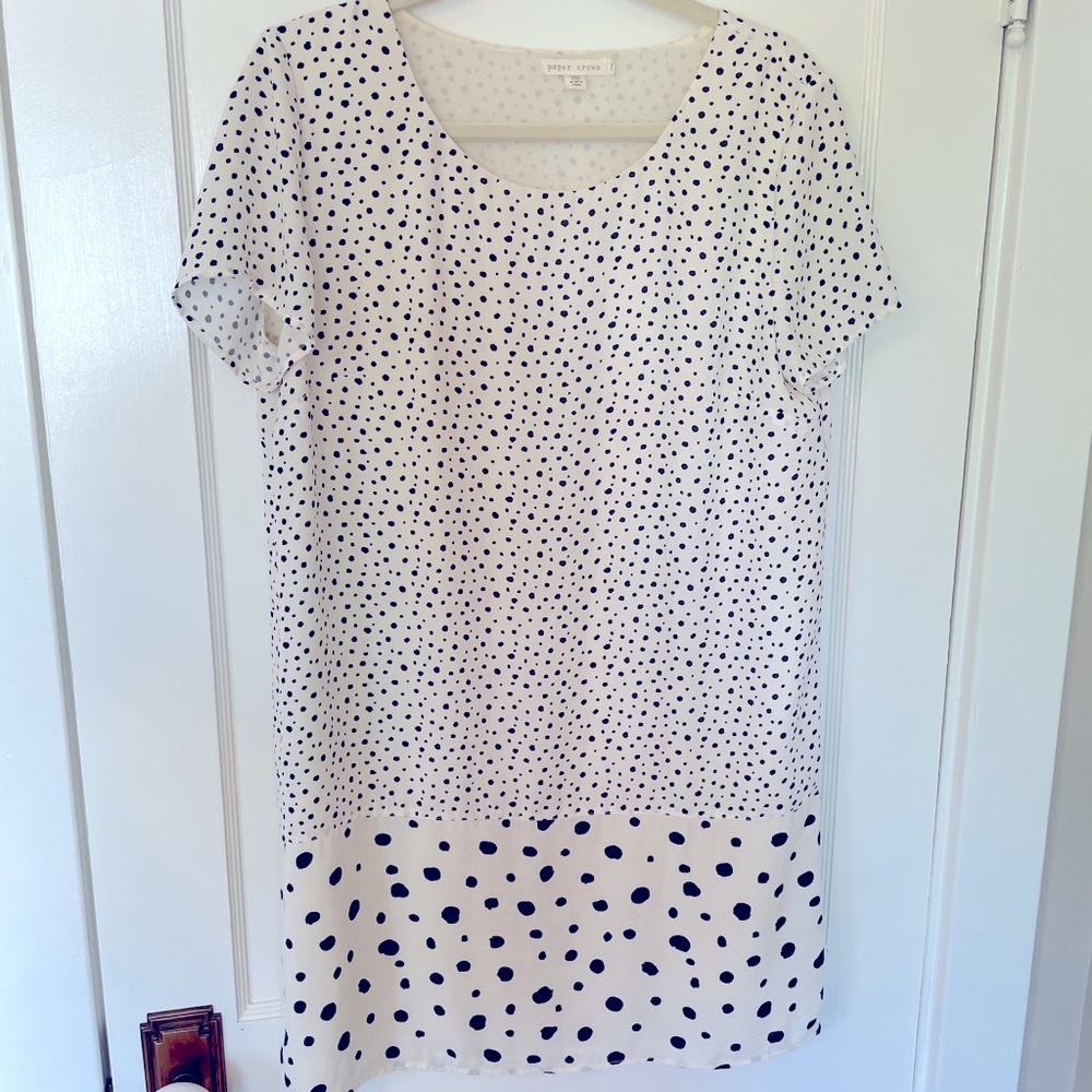 Paper Crown shift dress, Size Medium